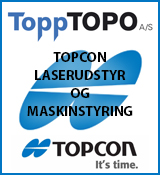 Topptopo måleudstyr, laser og 3d maskinstyring til byggebranchen